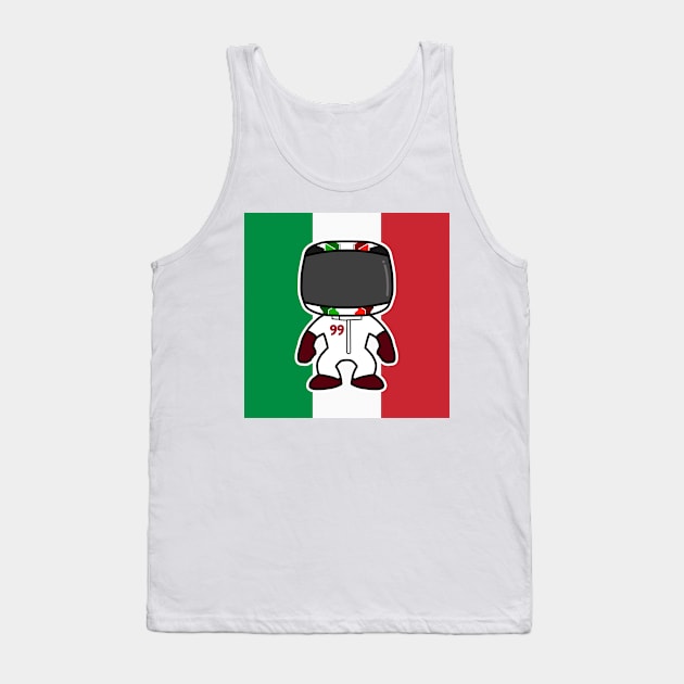 Antonio Giovinazzi Custom Bobblehead - Flag Edition 2021 Season Tank Top by GreazyL